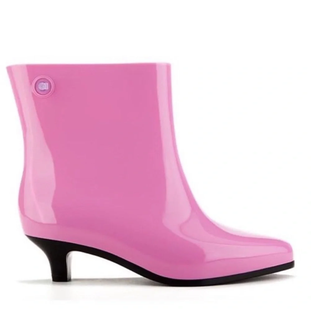 Melissa X Jeremy Scott pink Bootie